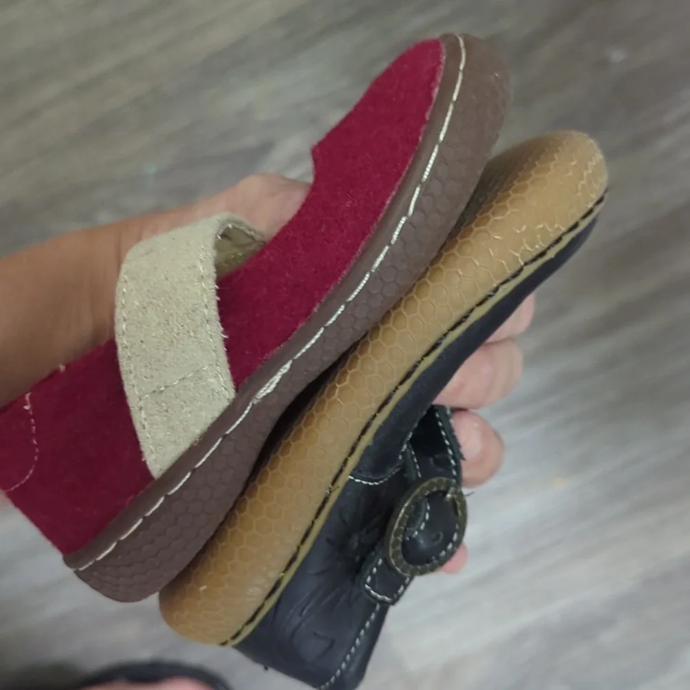 Like New Black Kids Mary Jane Live And Luca Leather Shoes